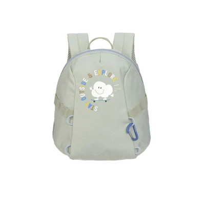 Image de LÄSSIG Sac à Dos pour Jardin d&#039;enfants Kita 3,5 litres/Tiny Backpack Outdoor Cloud Light Khaki
