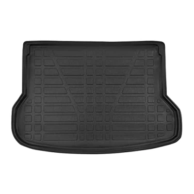 Image de Tapis de Coffre sur Mesure pour X Trail T32 2014 2021, Noir, Antidérapant, Bord Haut, Toutes Saisons, Adapté Animaux Compagnie