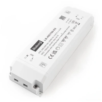 Image de illuburg Transformateur LED Variable TRIAC 700mA Courant Constant 20W 40W pour Lampe Bloc d&#039;Alimentation Driver