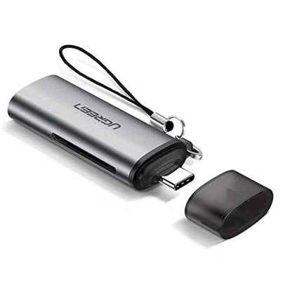 Image de UGREEN USB C Lecteur de Cartes SD Micro TF SDXC SDHC Card Reader en Aluminium Compatible avec Mac