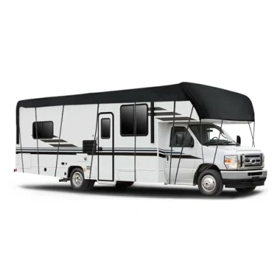 Image de NEWFUN Bache Camping Car, Housses pour Car et Caravane, Couverture Universelle 210D Caravane Universelle, Protection Solaire, Contre Le Gel (7,5 x 3 m)