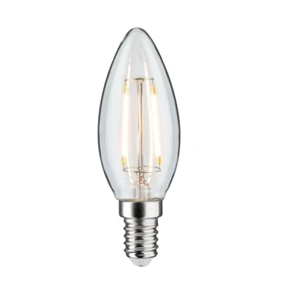Image de Paulmann 28683 Ampoule à Filament LED 2,6 W Transparent 2700 K Blanc Chaud E14, 2