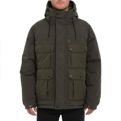 Image de Volcom Dodstone 5K Veste imperméable, Homme, Taille: Small, Rinsed black