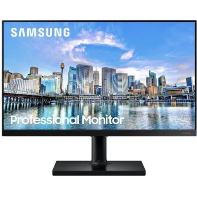Image de Samsung Ecran PC Professionnel 24&#039;&#039; Série T45F Noir, Dalle IPS, Full HD (1920x1080), HDMI, Display Port, USB, Pied Has et Fonction Pivot