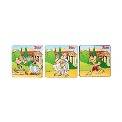 Image de SD Toys Asterix Lot de 6 Dessous Verre en liège 3 x 9 cm
