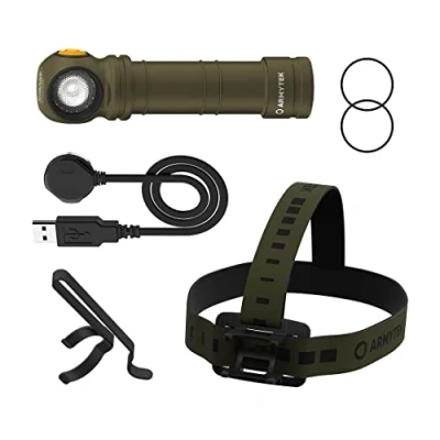 Image de Armytek Wizard C2 Pro Max Aimant USB Olive Blanc Froid