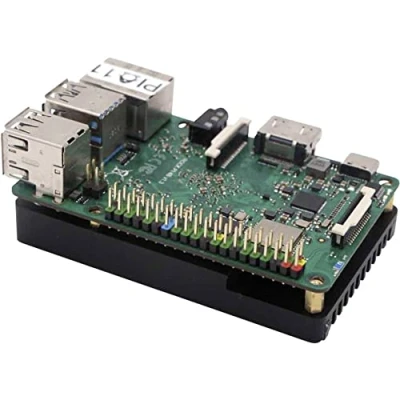 Image de AllNet Radxa RockPi_Heatsink Dissipateur thermique compatible avec (kits de développement) : Rock Pi Noir