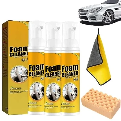 Image de All Around Master Foam Cleaner, Cleaner Mousse, Multipurpose Multifunctional Car Powerful Stain Remover (100ML, 3Pcs)