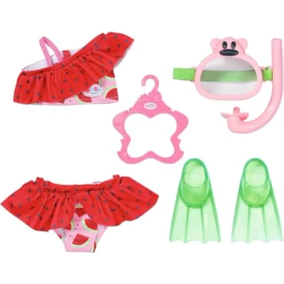 Image de BABY born Ensemble de plongée avec Bikini, Lunettes et Palmes pour poupées 43 cm, 836996 Zapf Creation