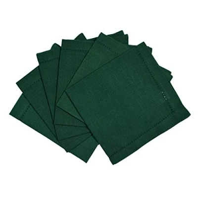 Image de Penguin Home Serviette de Table, Cotton, Vert, 45 x cm