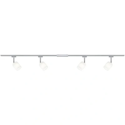 Image de Paulmann URail Blossom set base 4x chromé/satiné