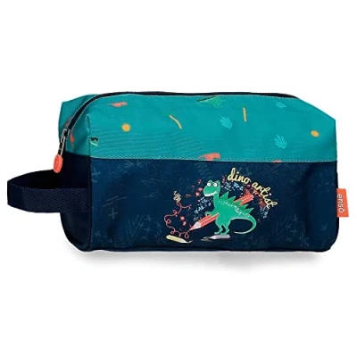 Image de Enso Dino artist Multicolore Trousse de Toilette Adaptable 20.5x16.5x6 cms Polyester