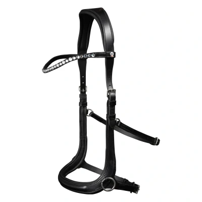 Image de Waldhausen Bridon X Line Bitless Sensation Pony Noir