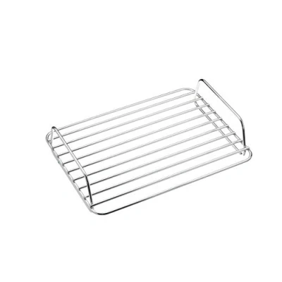 Image de MasterClass Plat à Rôtir en Acier Inoxydable avec Grille de Taille Moyenne, 37 x 28 6,5 cm