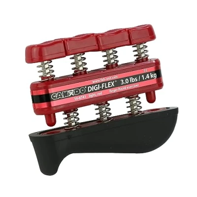 Image de CanDo Appareil de Musculation la Main Digi Flex Rouge/Souple 1,4 kg