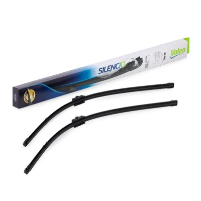 Image de Balai d&#039;essuie glace Valeo Silencio X.trm, Flat Blade Set 574311 avant Sans Cadre Fixation par goupille MERCEDES BENZ: Classe E Berline