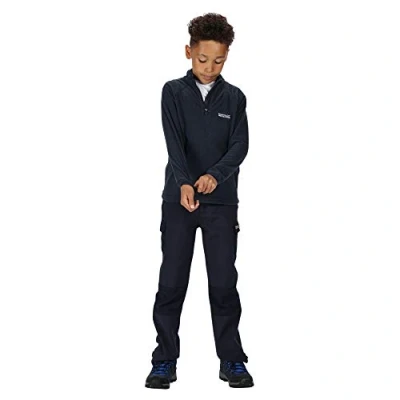 Image de Regatta Polaire Technique Junior Loco avec Ouverture 1/2 Zip Fleece Mixte Enfant, Dark Denim, FR : 2XL (Taille Fabricant 11 12)