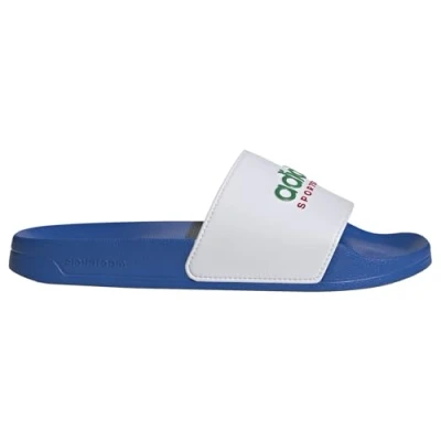 Image de adidas Mixte Adilette Shower Slides Tongues, BRIGROYAL/CloudWHITE/TEAMGREEN, 53 1/3 EU
