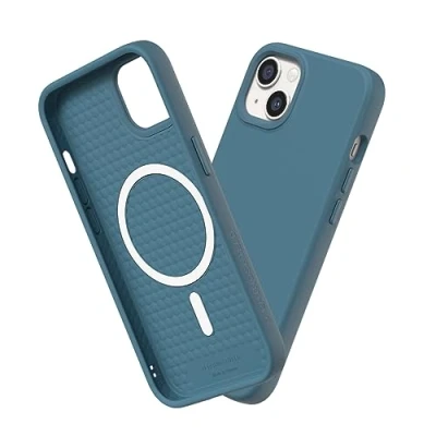 Image de RhinoShield Coque Compatible avec [iPhone 13 Mini] SolidSuit Magsafe Fine Technologie d&#039;absorption des Chocs et Finition Premium Mate Océan Bleu