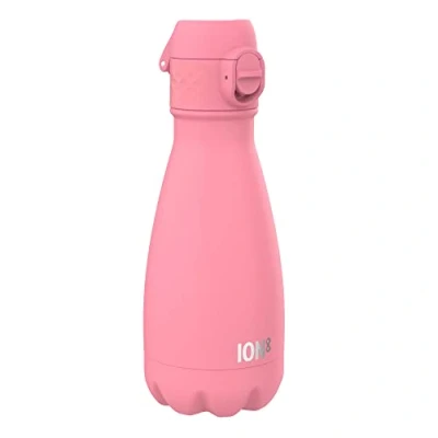 Image de Ion8 Bouteille d&#039;eau anti fuite, isolation sous vide, fleur de rose, 280 ml