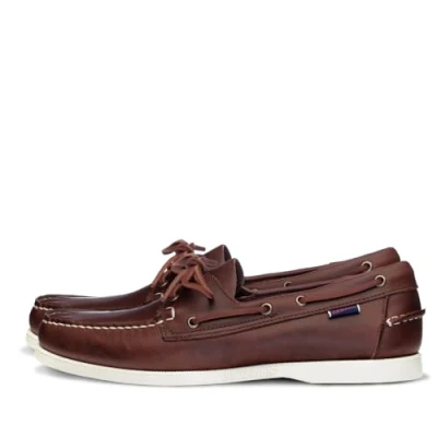 Image de Sebago Docksides Portland Chaussures bateau, Homme, Taille: 41.5, Brown Cuir