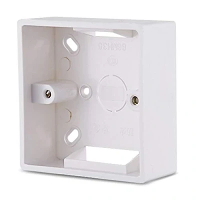 Image de GUMEI Cassette Murale pour boîte de jonction en PVC 80x80 Interrupteur Base inférieure