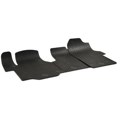 Image de WALSER 50821 Ensemble de tapis sol Caoutchouc avant 3 noir Sur mesure