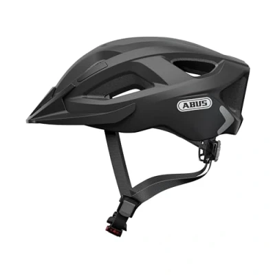 Image de ABUS Casque de Ville Aduro 2.0 vélo Polyvalent avec lumière dans Un Design Sportif pour la Circulation en Hommes et Femmes Noir Mat, Taille L