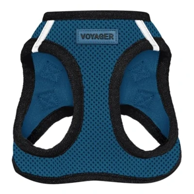 Image de Best Pet Supplies Harnais BPS Voyager Ajustable en Maille Filet pour Chien Tous Temps Anti Traction avec Veste rembourrée Chiot et Chats