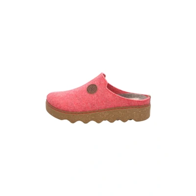 Image de Rohde Foggia D Sabots Chaussons Sans fermeture Feutre Non doublé Régulation de la température, rouge, 36 EU