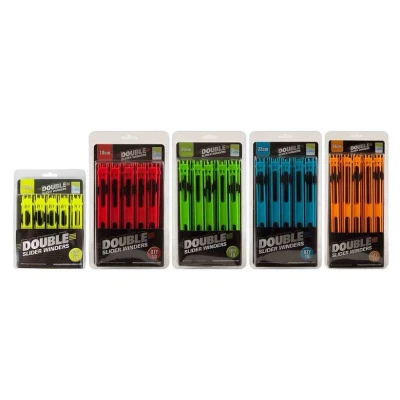 Image de Preston Double Slider Winders Taille : 18cm (Rouge 10 pcs winders)