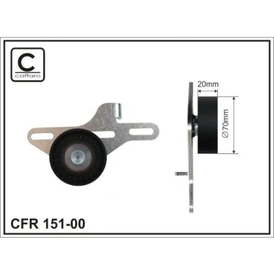 Image de Tendeur de courroie, courroie trapézoïdale à nervures CAFFARO 151 00