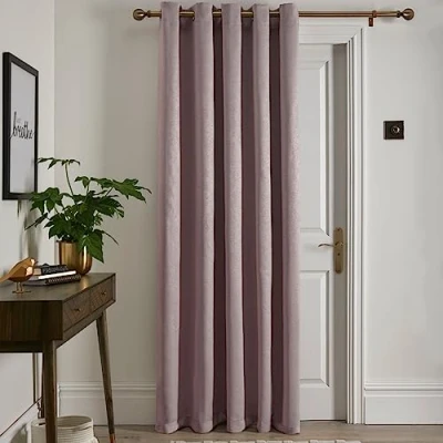 Image de Fusion Rideau Simple Blush 168 x 214 cm 1 Panneau à œillets Rideaux Thermiques pour Chambre/Salon et drapé de Porte Collection Strata
