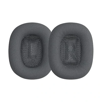 Image de kwmobile 2X Coussinet Compatible avec Apple AirPods Max Coussinets en Mousse pour Casque Audio Gris foncé