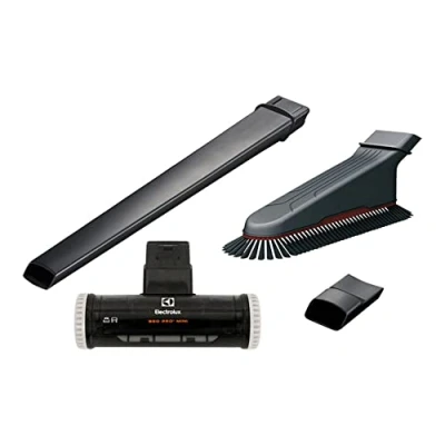 Image de Electrolux KIT15, Kit d&#039;Accessoires, Brosse Douce, Buse XXL, Extra Longue, Technologie Multisurface, Adaptabilité Étendue, sans Batterie, Capacité Optimale, Noir et Argent