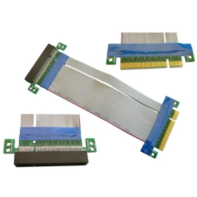 Image de KALEA INFORMATIQUE Nappe d&#039;extension Type Riser pour Port PCI Express x8 vers PCIe Longueur 185mm