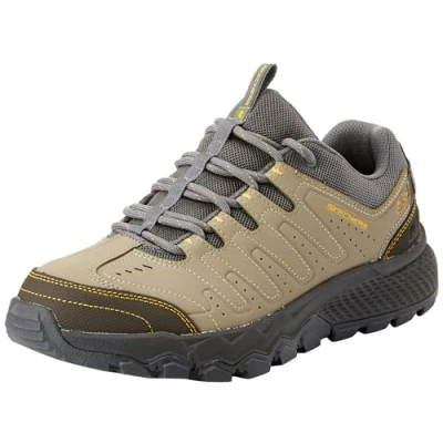 Image de Skechers Homme Dynamite à Trekking Low Cut, Maille synthétique Naturelle Grise, 43 EU