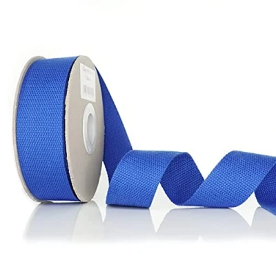Image de Trimz Trimz1905 10 40 76 Sangle, Coton, Bleu, 10m x 40mm