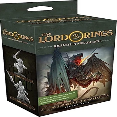 Image de Fantasy Flight Games Lot de 3 Figurines Scourges of The Wastes : Lord Rings Journeys in Middle Earth Jeu société, Cartes, à partir 14 Ans, 1 5 Joueurs, 60 Minutes Temps Jeu,