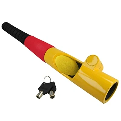 Image de SPARES2GO Antivol de volant robuste style batte baseball pour voiture, camionnette, camion, tondeuse à gazon, caravane, camping car (comprend 2 clés)