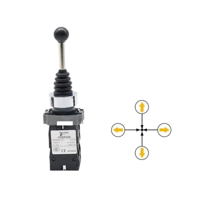 Image de 2NO 2 Position 4NO 4 cross rocker switch XD2PA14 XD2PA24 joystick controllers XD2PA12 XD2PA22 IDGTTLDF(XD2PA24)