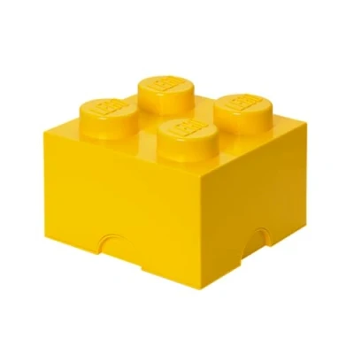 Image de Room Copenhagen 4003 Storage Brick Brique de Rangement empilable 4, None, 4003, Jaune, 25x25x18cm