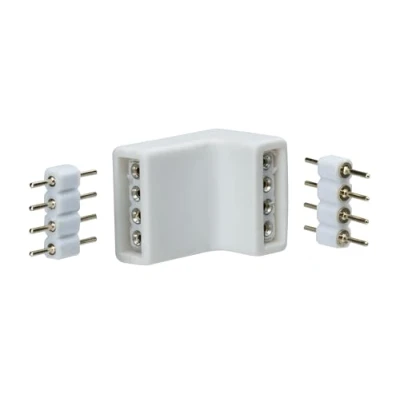 Image de Paulmann 70334 Function YourLED Kit de 4 Connecteurs, enfichables, blanc, noir