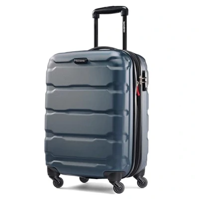 Image de Samsonite Omni Pc Valise Rigide Extensible avec roulettes pivotantes, Noir, Checked Medium 24 inch, pivotantes