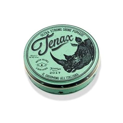 Image de Pommade pour cheveux Tenax Tenue Extra Forte, 125ml, hommes à base d&#039;eau, très ferme et brillance, Cire