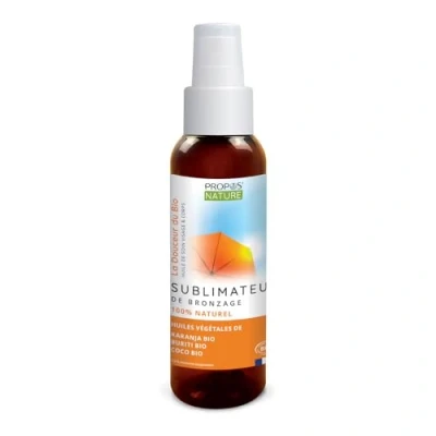 Image de Huile de soin Sublimateur bronzage 75 ml Bronzante Accélérateur PROPOS NATURE Certifiée biologique