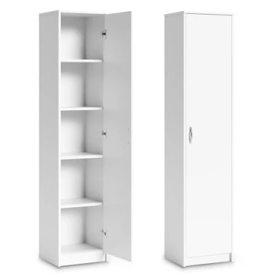 Image de Home Collective Armoire Polyvalente Sonoma 40 cm Largeur 180 Hauteur avec Quatre étagères classeur étroit Organisateur en Bois MDF