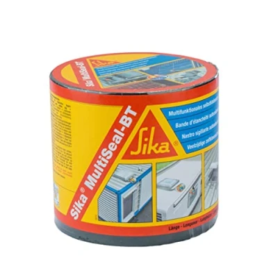 Image de SIKA SikaMultiSeal BT Ruban d&#039;étanchéité multi usages à base de butyle pour étanchéité et réparation rapide, 3 m long, 1 large, gris