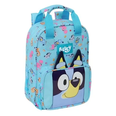 Image de Sac à dos Safta Bluey Adaptable Poche zippée Bretelles rembourrées