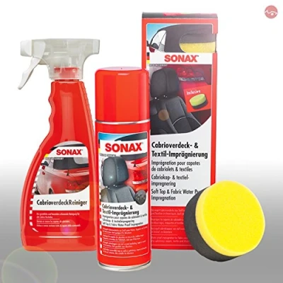 Image de SONAX Nettoyant pour capote de cabriolet 500 ml + imprégnation textile 300 ml.
